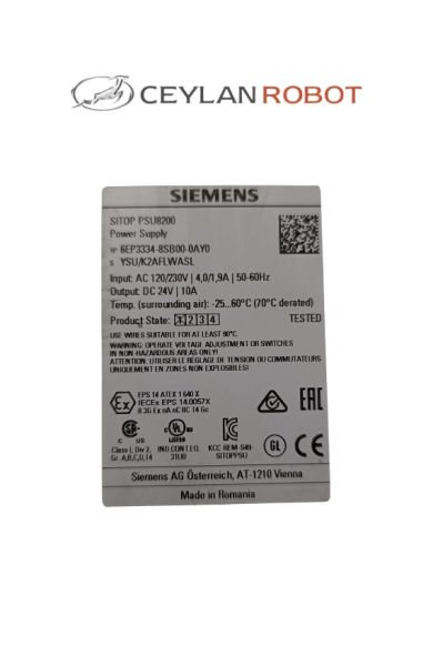 SIEMENS SITOP PSU8200 Power Supply (6EP334-8SB00-0AY0)