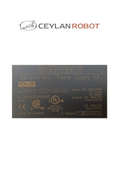 SIEMENS AS-İ POWER AS-Interface Power Supply 5A (3RX9 502-0BA00)