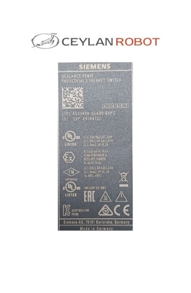 SIEMENS SCALANCE PE408 INDUSTRIAL ETHERNET SWITCH (6GK5408-0GA00-8AP2)