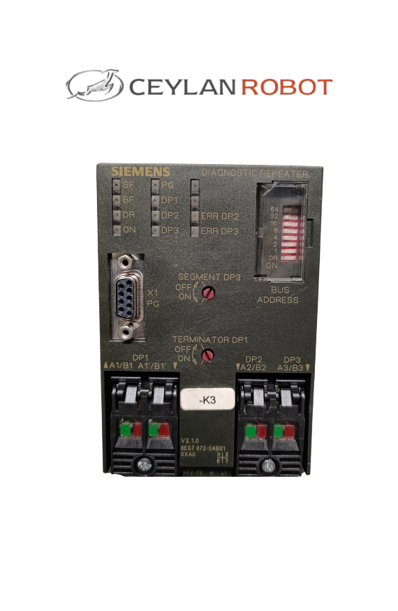 SIEMENS SIMATIC S7, DIAGNOSTIC REPEATER FOR PROFIBUS DP (6ES7 972-0AB01-0XA0)