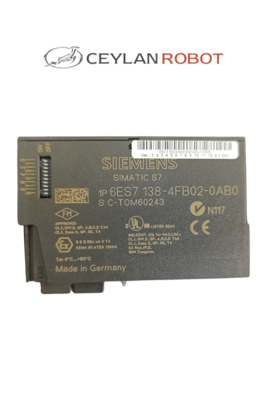 SIEMENS SIMATIC S7, ET 200S İÇİN ELEKTRONİK MODÜL, ET200S, 4 F-DO PROFISAFE (6ES7 138-4FB02-0AB0)