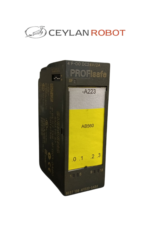 SIEMENS SIMATIC S7, ET 200S İÇİN ELEKTRONİK MODÜL, ET200S, 4 F-DO PROFISAFE (6ES7 138-4FB03-0AB0)