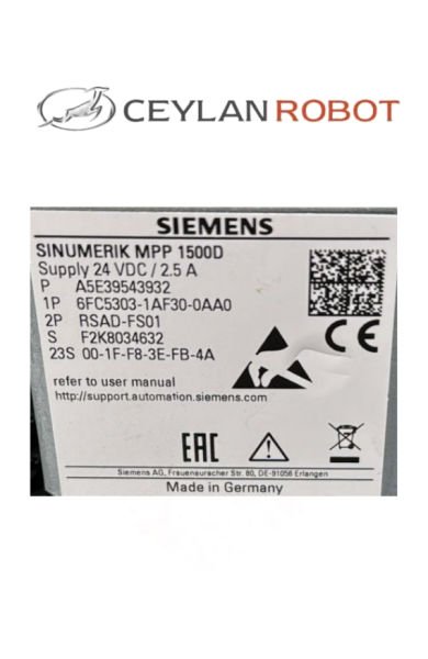 SIEMENS SINUMERIK MPP 1500D buton paneli ( 6FC5303-1AF30-0AA0)