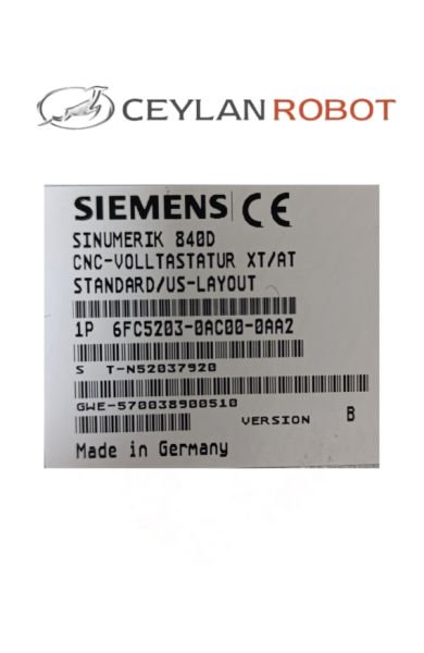 SIEMENS SINUMERIK 840D, 19'' Operatör Paneli Renkli (FC5103-0AB03-0AA3)
