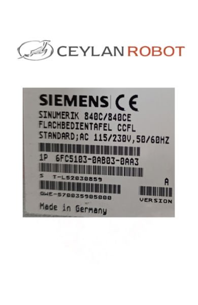SIEMENS SINUMERIK 840D, 19'' Operatör Paneli Renkli (FC5103-0AB03-0AA3)