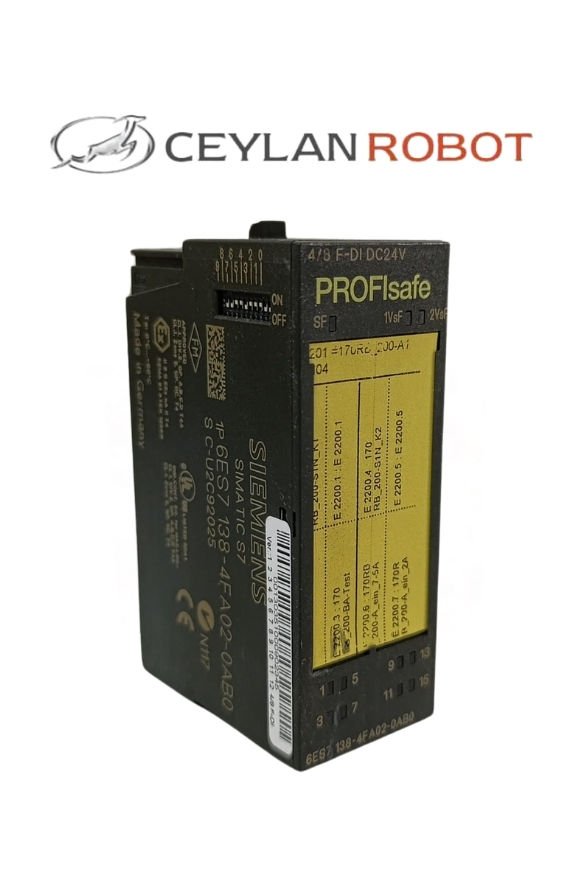 SIEMENS SIMATIC S7, PROFIsafe DP, elektronik modül  (6ES7-138-4FA02-0AB0)