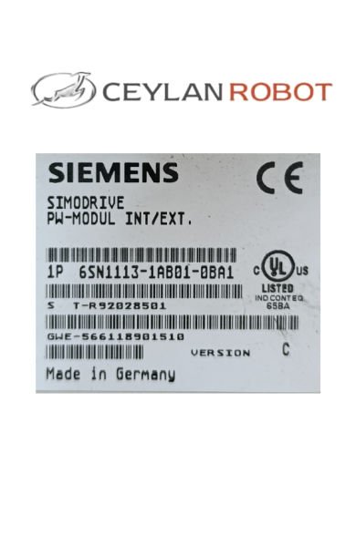 SIEMENS SIMODRIVE DARBELİ DİRENÇ MODÜLÜ, PW MODUL INT/EXT. (6SN1113-1AB01-0BA1)