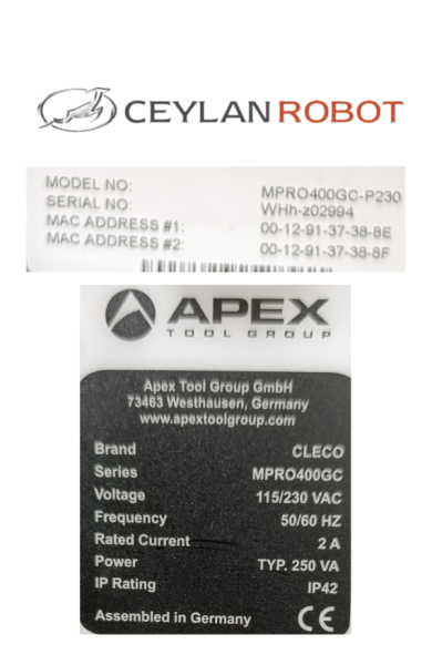 CLECO Hibrit Tornavida Kontrolü MPRO400GC-S230 mPro400 Serisi (MPRO400GC-P230)