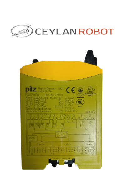 PILZ PNOZ m1p temel ünitesi Ürün numarası: 773100 Yapılandırılabilir PNOZmulti Classic emniyetli küçük kontrolörler,  2 emniyetli röle çıkışı