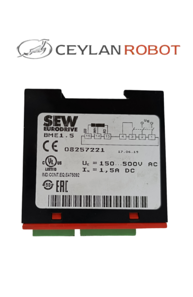 SEW EURODRIVE BME 1,5 FREN KÖPRÜ DİYOT, DOĞRULTUCU, 1.5AMP, 150-500VAC, BME 1.5 FREN MODÜLÜ ( 8257221)