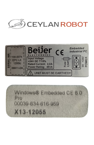 BEIJER LAUER 100-0074 EPC LX 1200tc HMI Ekran