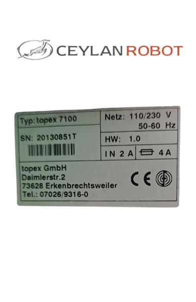 TOPEX TYPE 7100 YAZICI DAĞITICI VE TAŞIMA KONTROLÜ TOPEX 7100 (20130851T)