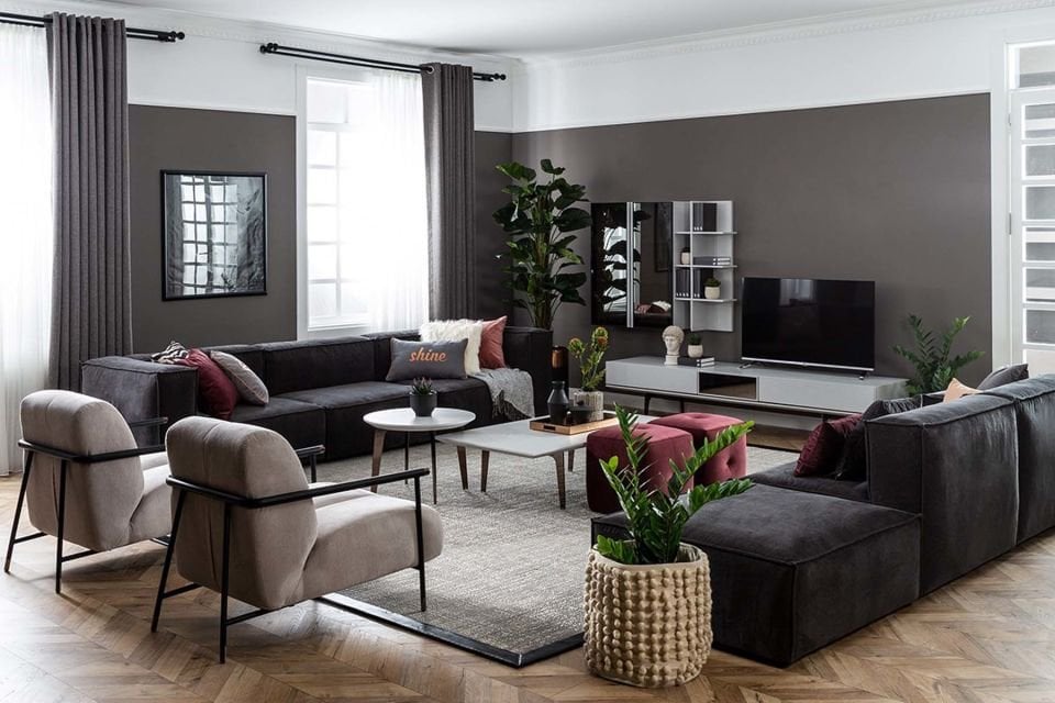 Saloni Plus Poufy Köşe Takımı