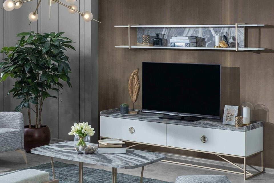 Loft Gold Tv Ünitesi