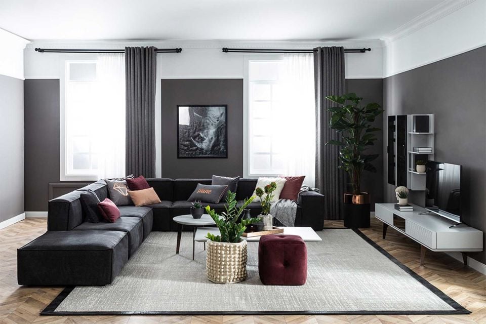 Saloni Plus Poufy Bohem Koltuk Takımı