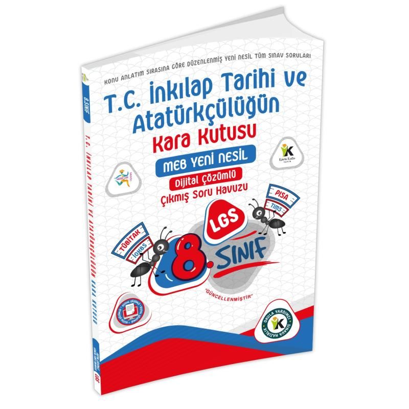 2024 8.Sınıf LGS T.C İnkılap Tarihi ve Atatürkçülüğün  Kara Kutusu Dijital Çözümlü Çıkmış Soru Bankası