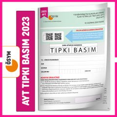 2024 YKS-AYT ÖSYM Çıkmış Soru Tıpkı Basım Türkiye Geneli 5li D. Çözümlü Deneme Seti