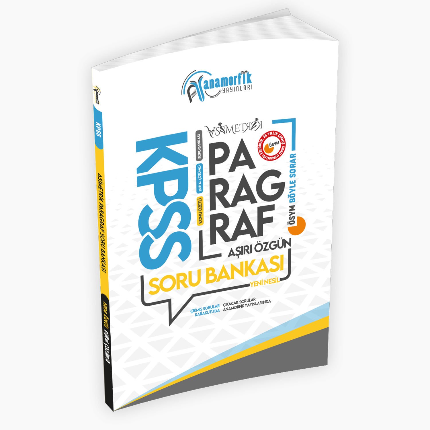 2024 KPSS Anamorfik Yayınları Türkçe Asimetrik Paragraf Konu Özetli Dijital Çözümlü Soru Bankası