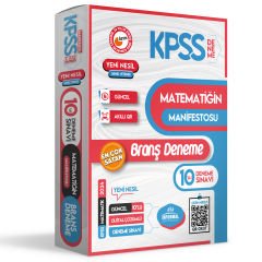 2024 KPSS Matematiğin Manifestosu 10lu Dijital Çözümlü BRANŞ Deneme PAKETİ