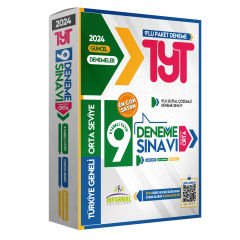 2024 YKS TYT- AYT Türkiye Geneli Kurumsal 9lu Paket Set Deneme Sınavı