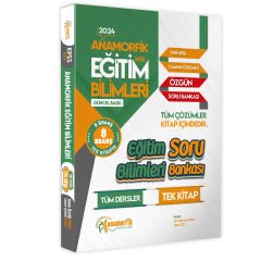 2024 KPSS Eğitim Bilimleri TÜM DERSLER TEK KİTAP Soru Bankası Çözümü İçinde Anamorfik Yayınları