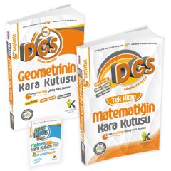 DGS Matematik Tek Kitap ve Geometrinin Kara Kutusu Konu Özetli Dijital Çözümlü Çıkmış Soru Bankası seti