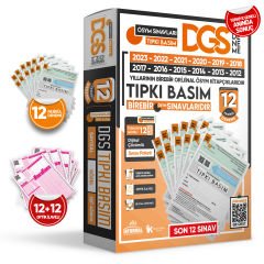 2024 DGS ÖSYM Tıpkı Basım 12li Deneme Paketi TG Dijital Çözümlü Çıkmış Soru Kitapçıkları Seti