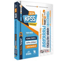 2024 KPSS Paragraf ve Problemler Kara Kutu Konu Özetli D. Çözümlü ÖSYM Çıkmış Soru Bankası 2li Set