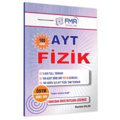 2024 AYT Fizik 100 Soru Full Tekrar Soru Bankası FMA Yayınları