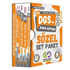 DGS’nin Kara Kutusu SÖZEL Set Paket Konu Özetli Dijital Çözümlü Çıkmış Soru Bankası