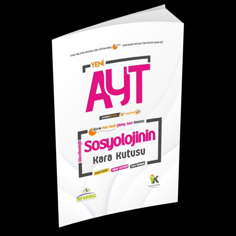 2023 YKS AYT SOSYOLOJİNİN Kara Kutusu Konu Özetli Dijital Çözümlü ÖSYM Çıkmış Soru Havuzu Bankası