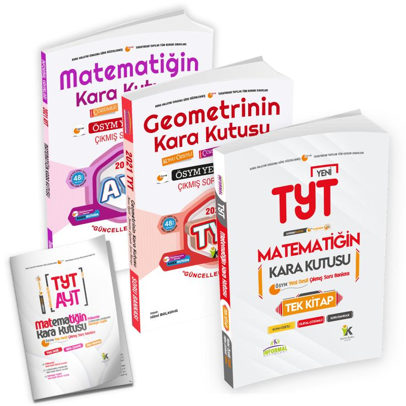 YKS-TYT Matematik Tek Kitap ve Geometri -Ayt Matematik 3lü Çıkmış Soru Bankası Set