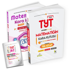 YKS-TYT Matematik TEK Kitap ve AYT Matematiğin Kara Kutusu 2li D. Çözümlü Çıkmış Soru Bankası Set