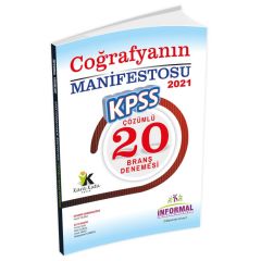 KPSS Lisans Coğrafyanın Manifestosu 20li Çözümlü Branş Denemesi