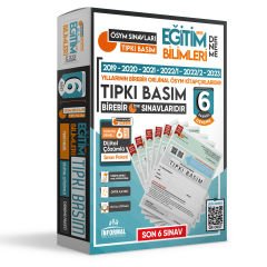 2024 KPSS EĞİTİM BİLİMLERİ ÖSYM Tıpkı Basım Çıkmış Soru Türkiye Geneli D. Çözümlü 6LI PAKET DENEME