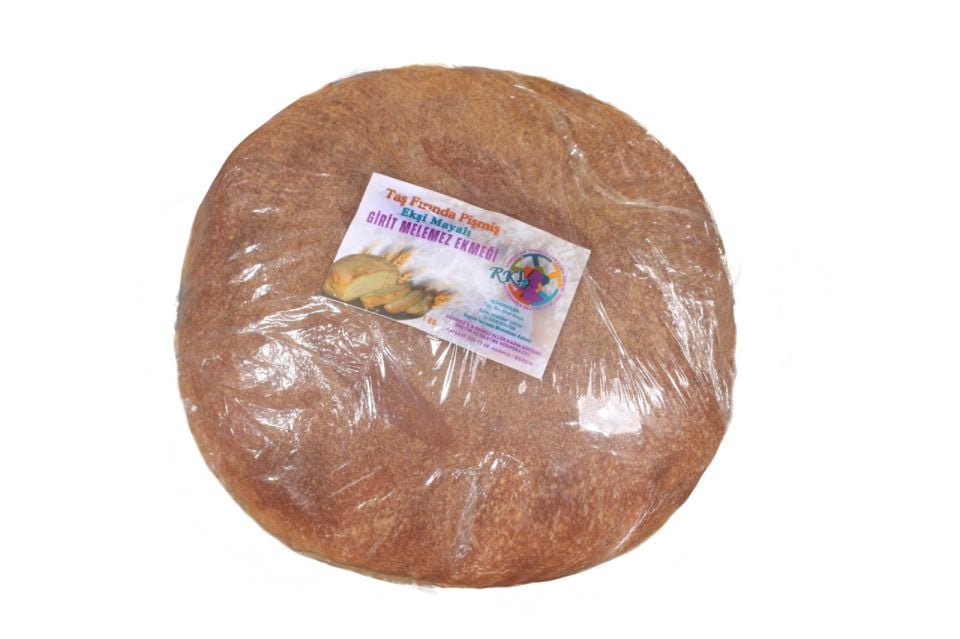EKŞİ MAYA TAŞ FIRINDA PİŞMİŞ MELEMEZ GİRİT  EKMEĞİ 1 KG
