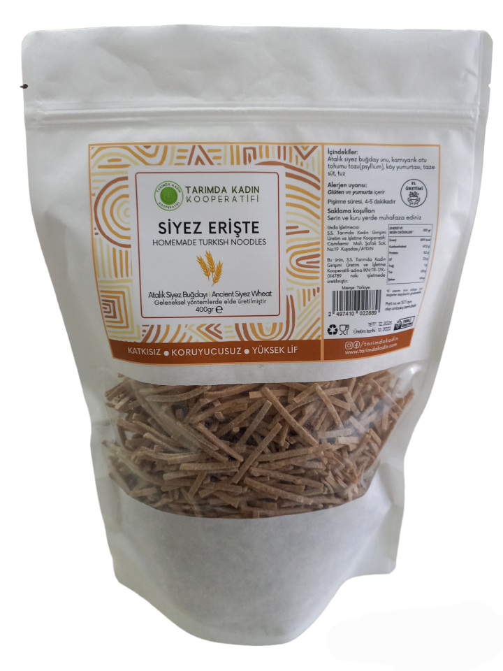 Atalık Buğday Siyez Erişte 400 gr