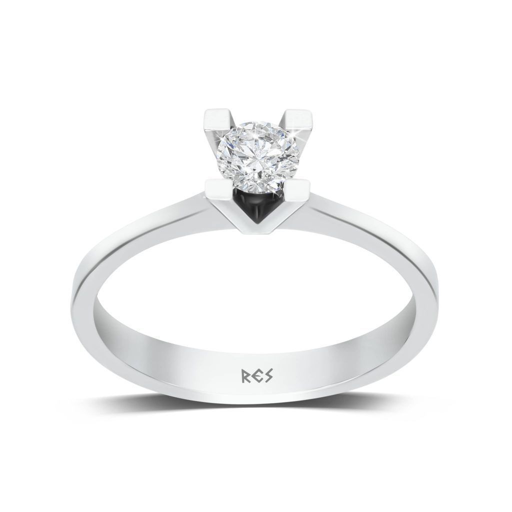 0.08 KARAT PIRLANTA TEKTAŞ YÜZÜK