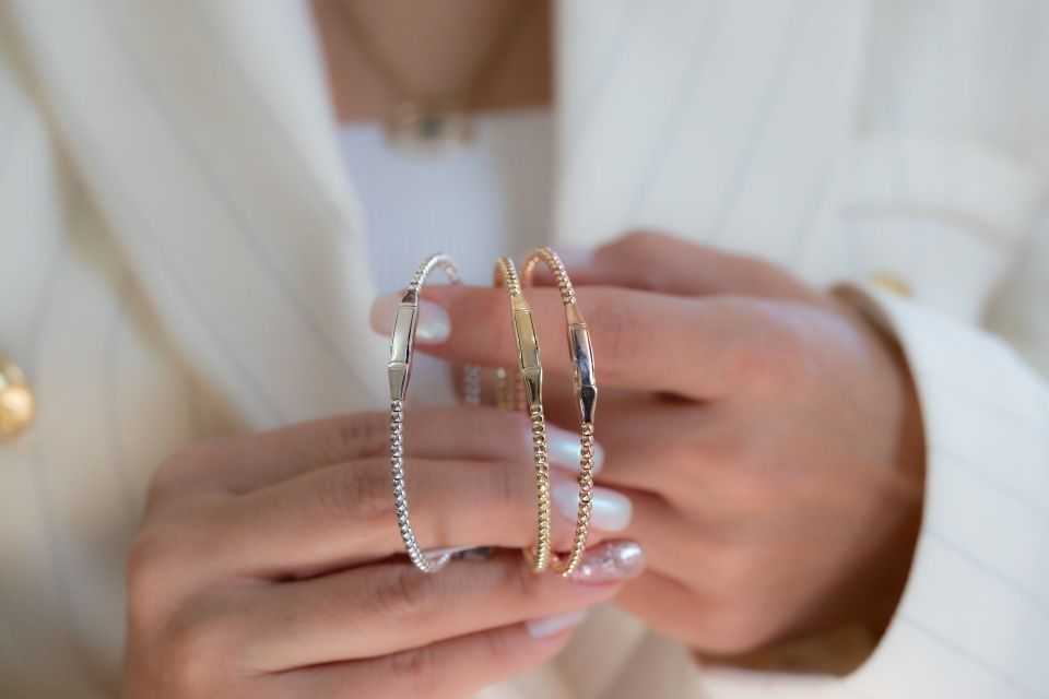 UNISEX ROSEGOLD  ALTIN KELEPÇE