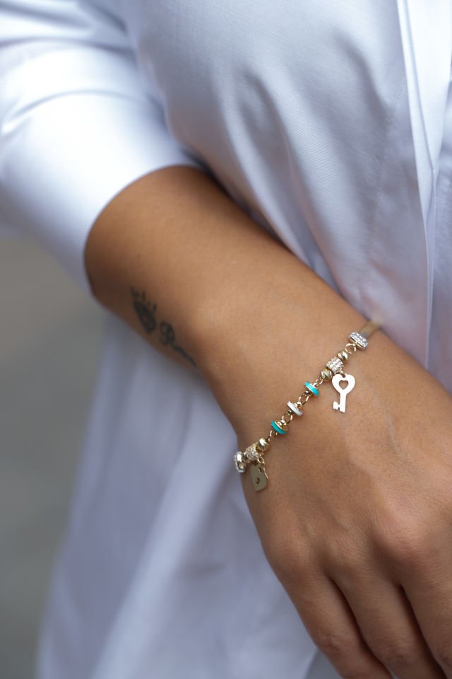 CHARM BALIKSIRTI ALTIN BİLEKLİK