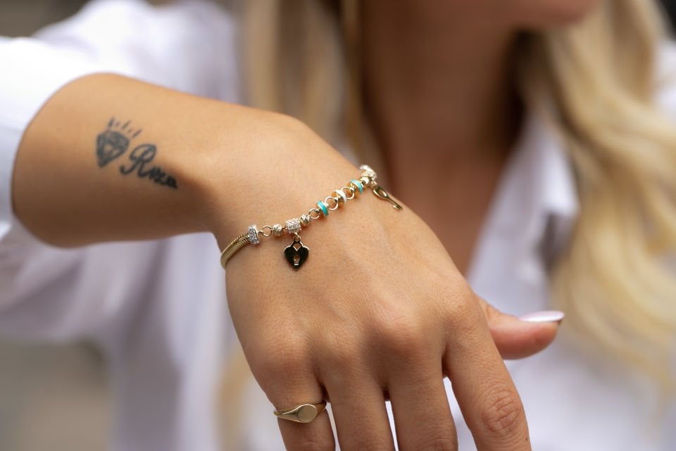 CHARM BALIKSIRTI ALTIN BİLEKLİK