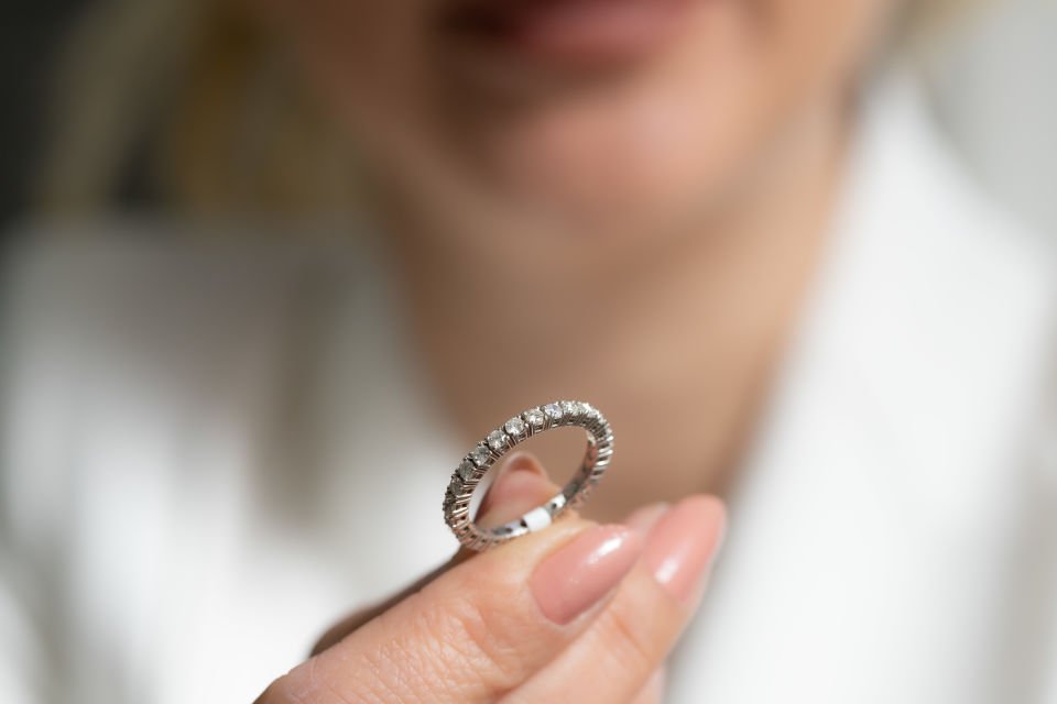 0.96 KARAT TAMTUR PIRLANTA YÜZÜK