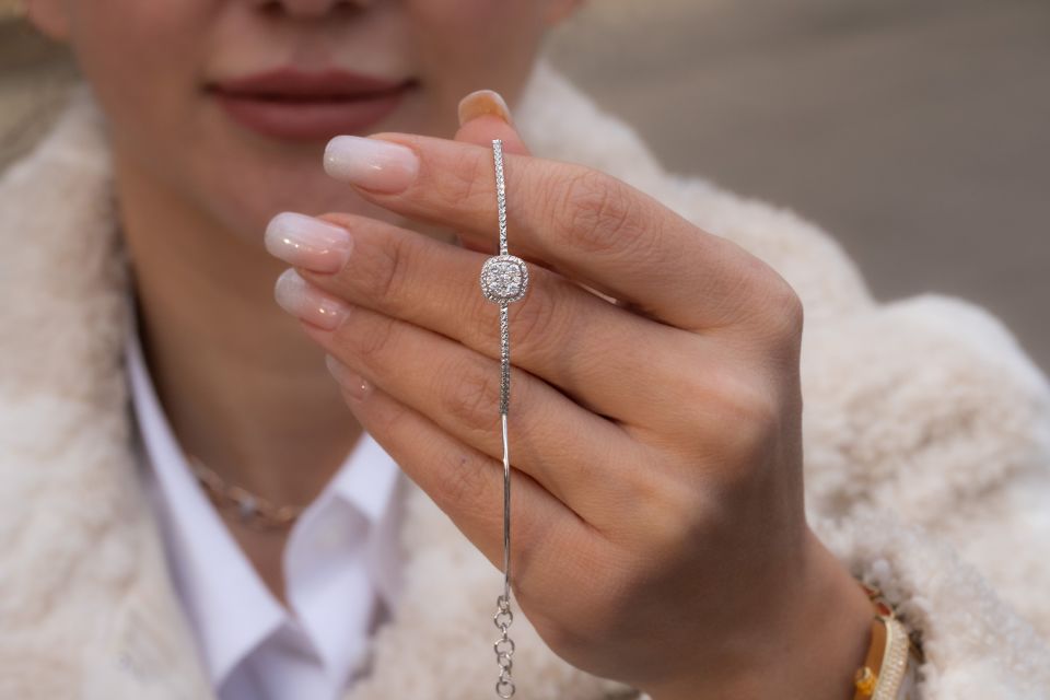 0.66 Karat Baget Kelepçe Bileklik