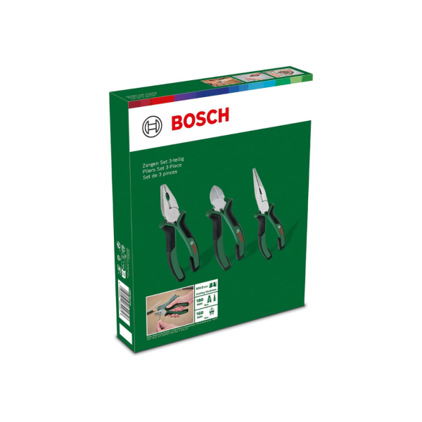 Bosch Home and Garden 3'lü Pense Yan Keski Kargaburun Seti 1600A02C0S