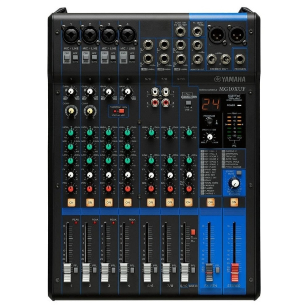 Yamaha MG10XUF 10 Kanal Analog Deck Mikser