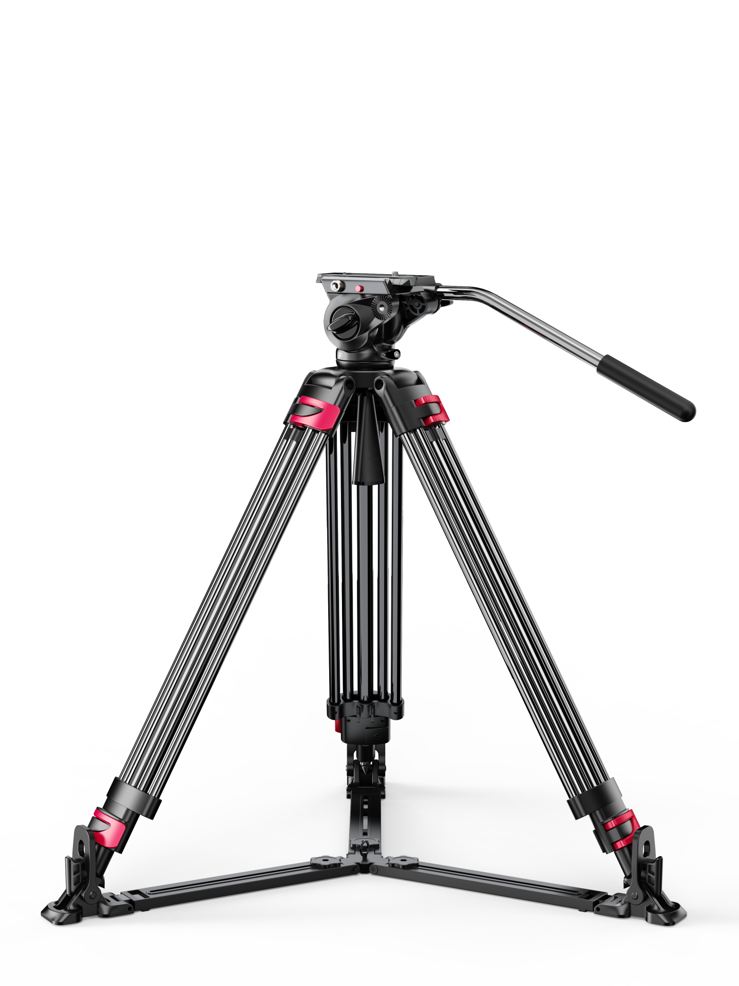 Miliboo MTT609A Hidrolik Kafalı Profesyonel Alüminyum Tripod