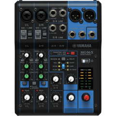Yamaha MG06X 6 Kanallı Deck Ses Mikseri