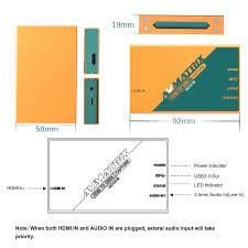 AVMatrix UC1218 HDMI to USB 3.1 Type-C Capture Kart