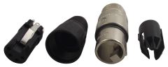 Neutrik NC4FX-HD 4 Pin Kablo Tipi Dişi XLR Konnektör
