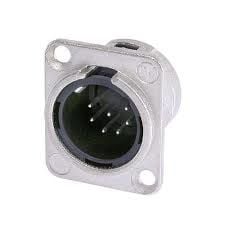 Neutrik NC7MD-L-1 7 Pin Şase Tipi Erkek XLR Konnektör